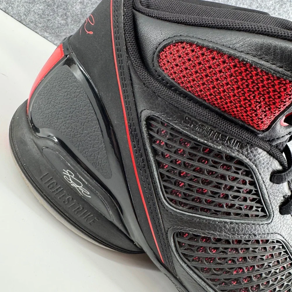 Adidas Adizero Rose 1.5 Restomod Men Size 13 Black Red Basketball Shoes GY6488